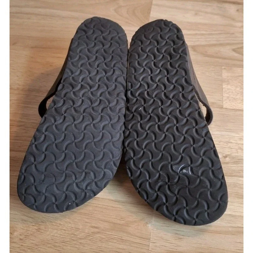 Birkenstock Kids Gizeh Brn Birko-Flor Thong Sandals Cork Footbed Youth EU 34/35